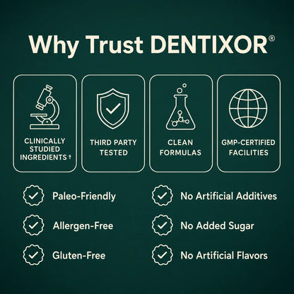 DENTIXOR OREGANO & BLACK SEED OIL - ELIMINATES GUM DISEASE